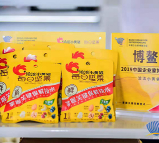 洽洽小黃袋每日堅果——2019中國海角社区成人免费视频A片家博鼇論壇大會“指定堅果”